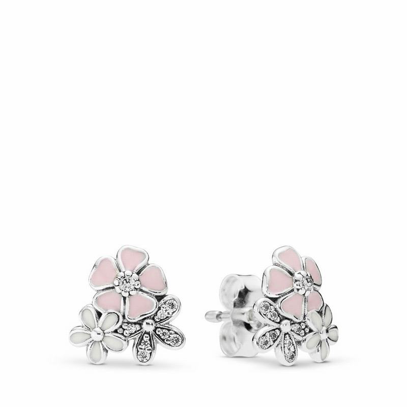 Pandora Australia Poetic Blooms Stud Earrings - Sterling Silver | AMHONC250